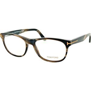 Tom Ford FT5431 Mens Eyeglass Frame 062 Brown Horn